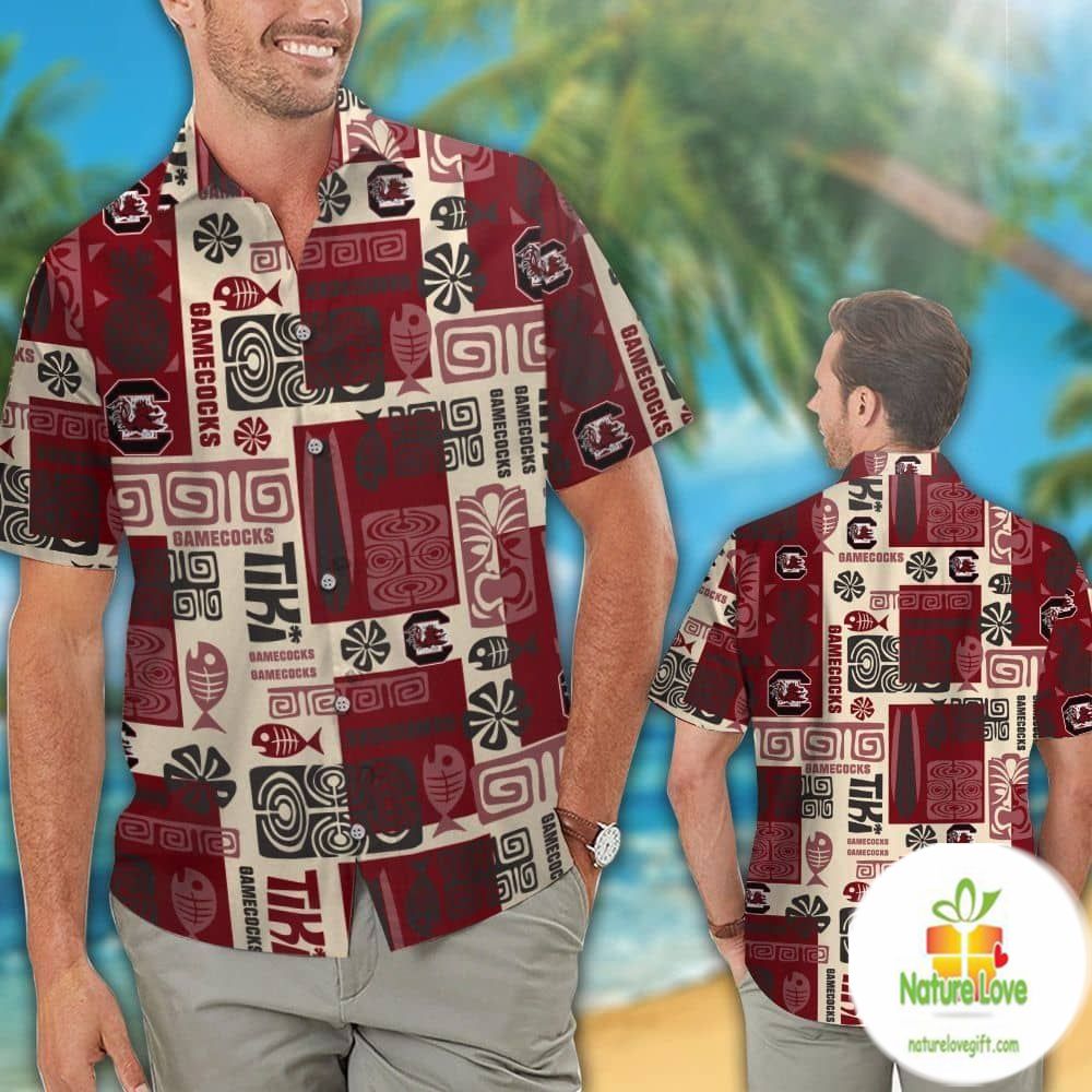South Carolina Gamecocks Hawaiian Tropical Aloha - Adult & Kids T-Shirts, Sweatshirts & Hoodies apparel design preview 1