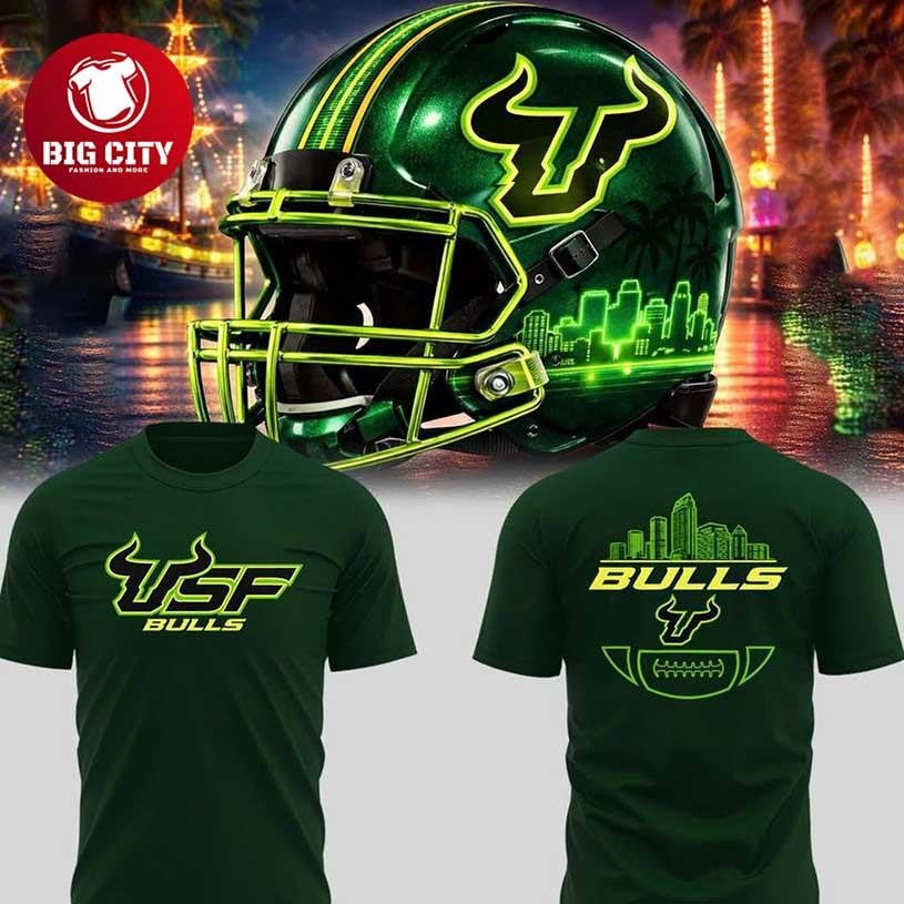 South Florida Bulls City Edition Night 2026 Go Two - Adult & Kids T-Shirts, Sweatshirts & Hoodies apparel design preview 1