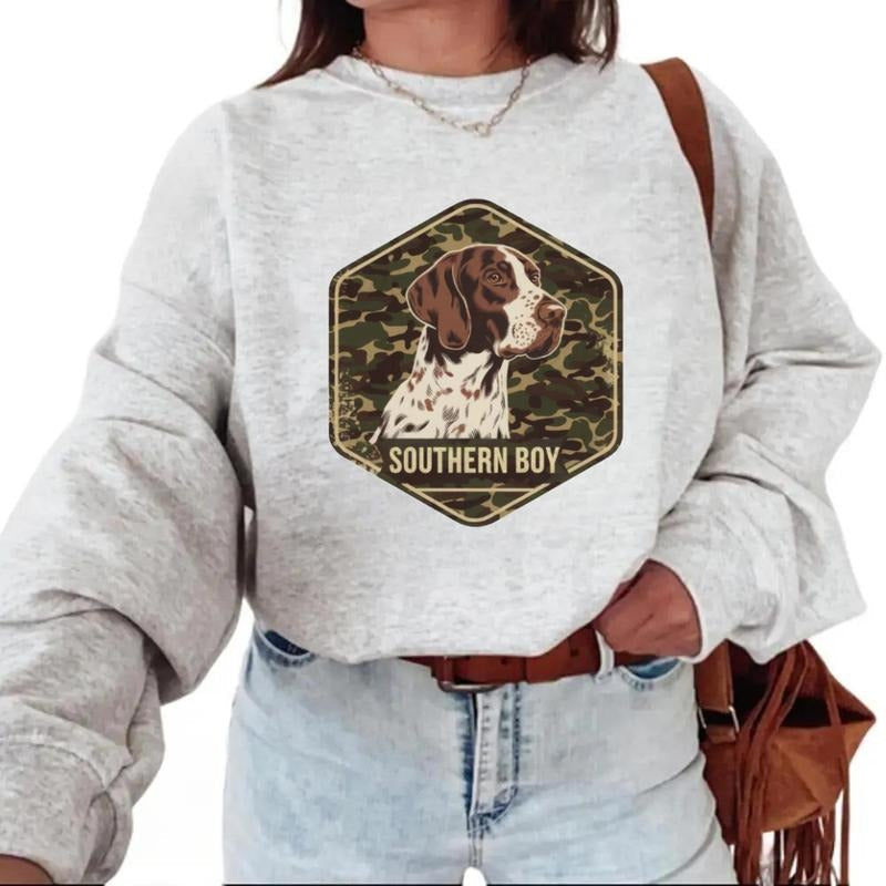 Southern Boy Hunting Dog Retro 2025 Season - Adult & Kids T-Shirts, Sweatshirts & Hoodies apparel design preview 1