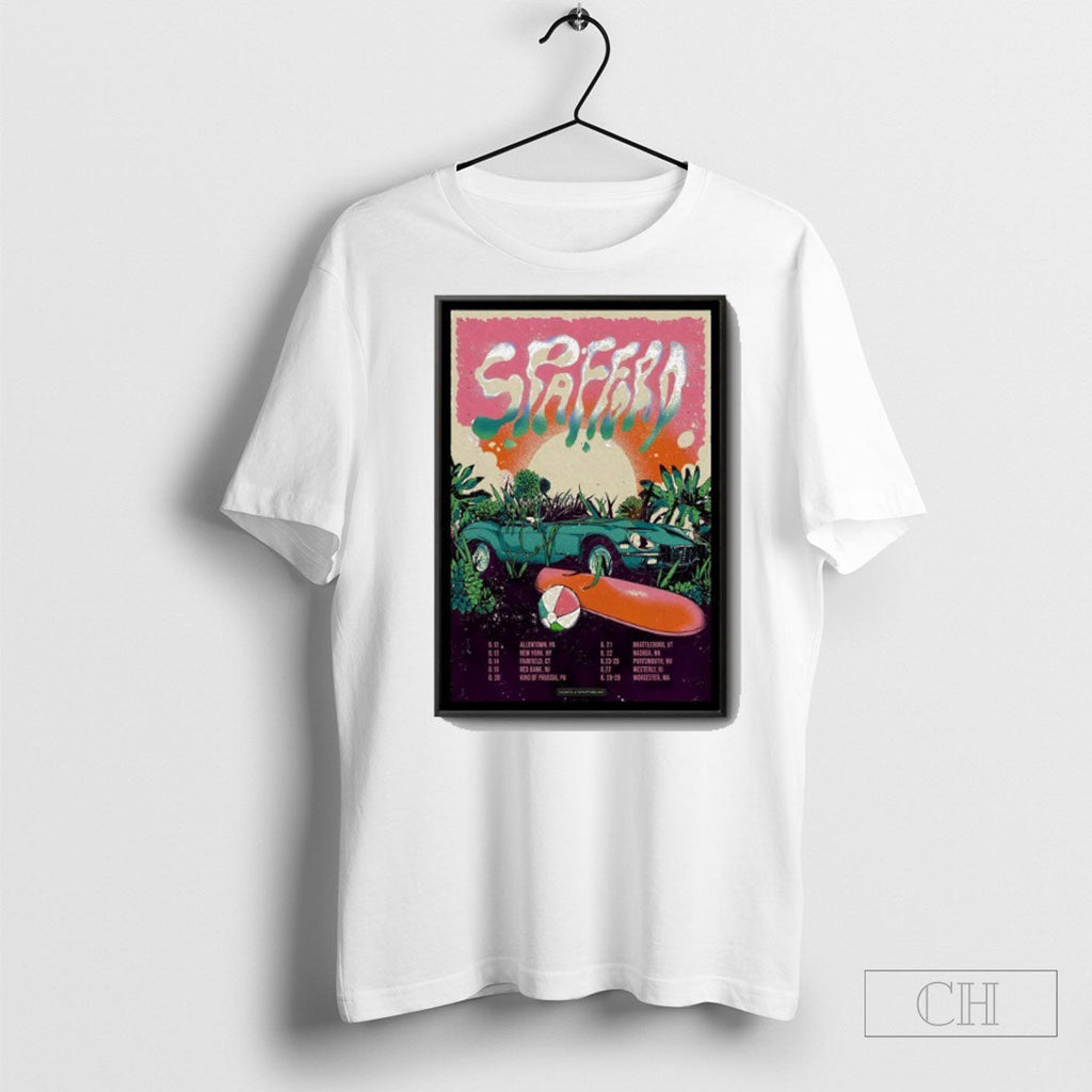 Spafford American June 2025 Tour Poster - Adult & Kids T-Shirts, Sweatshirts & Hoodies apparel design preview 1