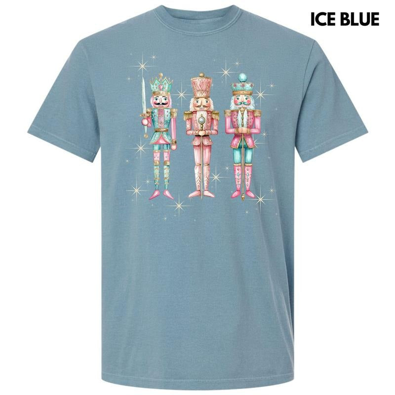 Sparkle Nutcracker Trio Comfort Colors 'NLB' - Adult & Kids T-Shirts, Sweatshirts & Hoodies apparel design preview 1