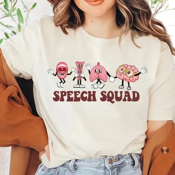 Speech Therapy SLP Pathologist SLPA Aac Speechie - Adult & Kids T-Shirts, Sweatshirts & Hoodies apparel design preview 1