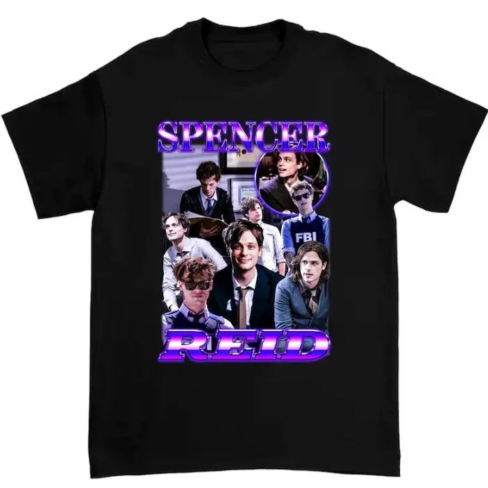 Spencer Reid Criminal Minds Menswear Top - Adult & Kids T-Shirts, Sweatshirts & Hoodies apparel design preview 1