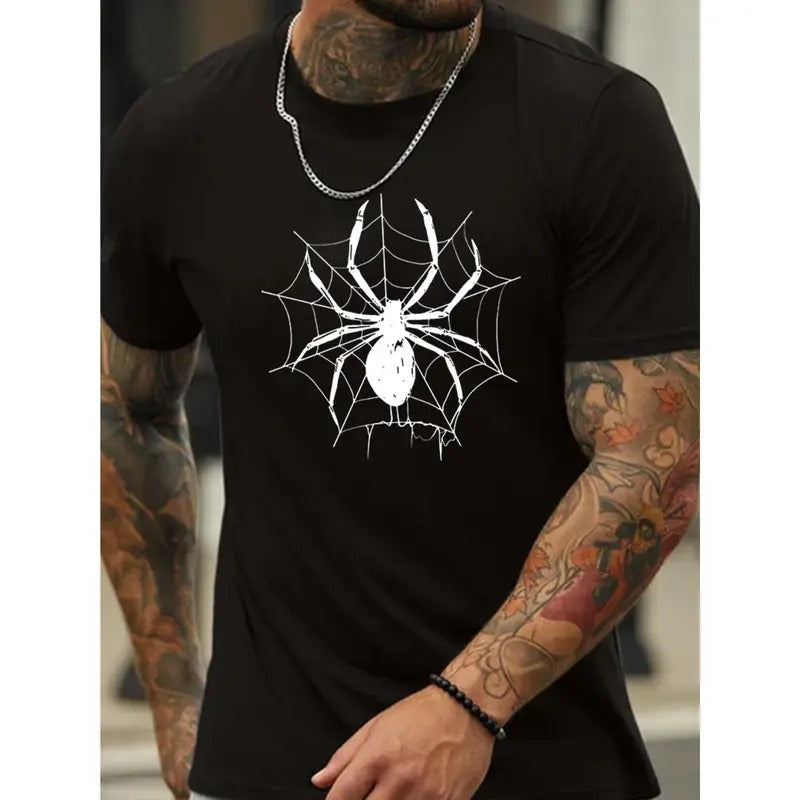 Spider Print Casual Short Sleeve Summer Made USA - Adult & Kids T-Shirts, Sweatshirts & Hoodies apparel design preview 1
