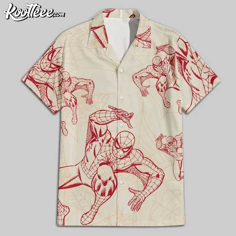 Spiderman SpiderWeb Hawaiian - Adult & Kids T-Shirts, Sweatshirts & Hoodies apparel design preview 1