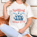 Spillin Tea Since 1773 Spilling Usa Patriotic 4th - Adult & Kids T-Shirts, Sweatshirts & Hoodies apparel design preview 1