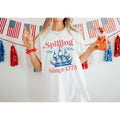 Spilling Tea Since 1773 4th July Patriotic Usa Boston - Adult & Kids T-Shirts, Sweatshirts & Hoodies apparel design preview 1