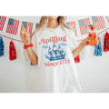 Spilling Tea Since 1773 4th July Patriotic Usa Boston - Adult & Kids T-Shirts, Sweatshirts & Hoodies apparel design preview 1