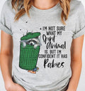Spirit Animal Has Rabies Raccoon DTF Transfers THIS - Adult & Kids T-Shirts, Sweatshirts & Hoodies apparel design preview 1