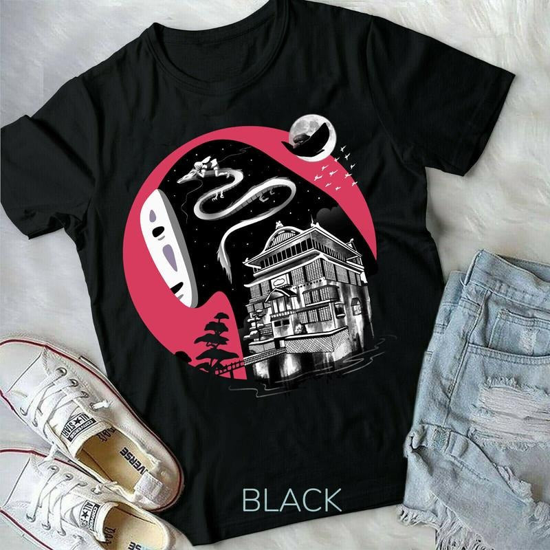 Spirited Away Anime S 4XL Studio Ghibli Hayao - Adult & Kids T-Shirts, Sweatshirts & Hoodies apparel design preview 1