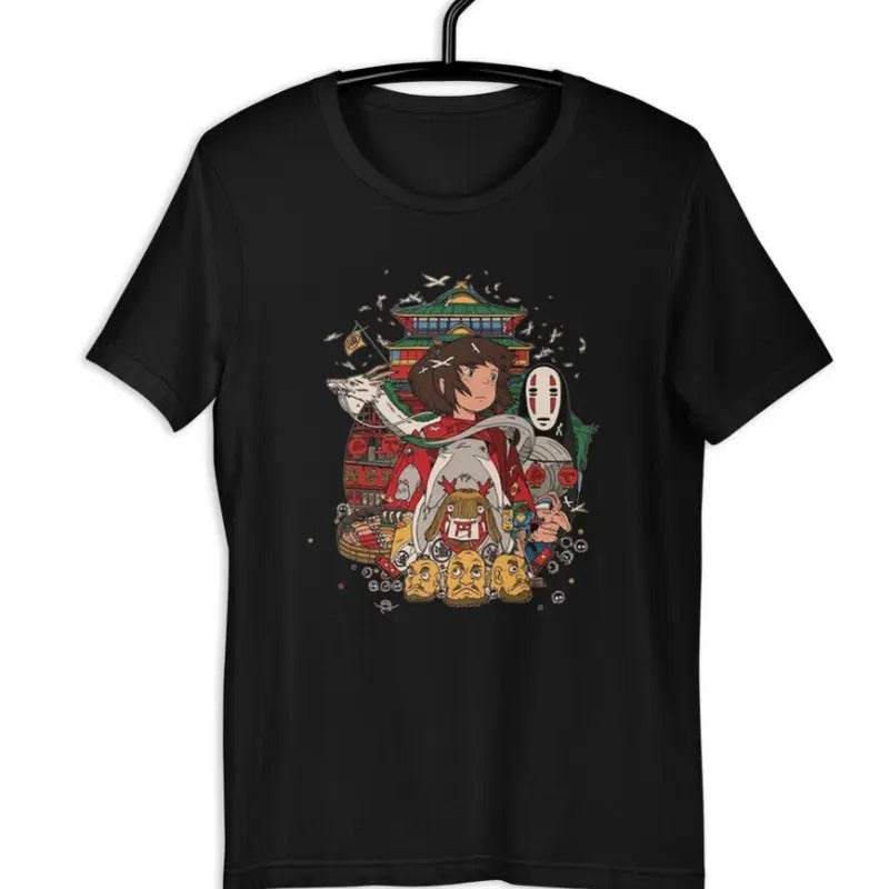 Spirited Away Anime Studio Ghibli Hayao Miyazaki New - Adult & Kids T-Shirts, Sweatshirts & Hoodies apparel design preview 1