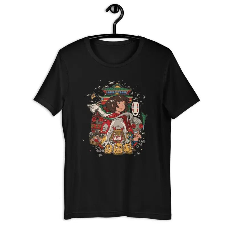 Spirited Away Anime Studio Ghibli Hayao Miyazaki New - Adult & Kids T-Shirts, Sweatshirts & Hoodies apparel design preview 1