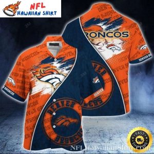 Splash Play Bronco Broncos Hawaiian Aloha - Adult & Kids T-Shirts, Sweatshirts & Hoodies apparel design preview 1