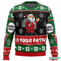 Spoiler Christmas Santa Claus 3D Ugly Christmas Sweater - Holiday Gift product image