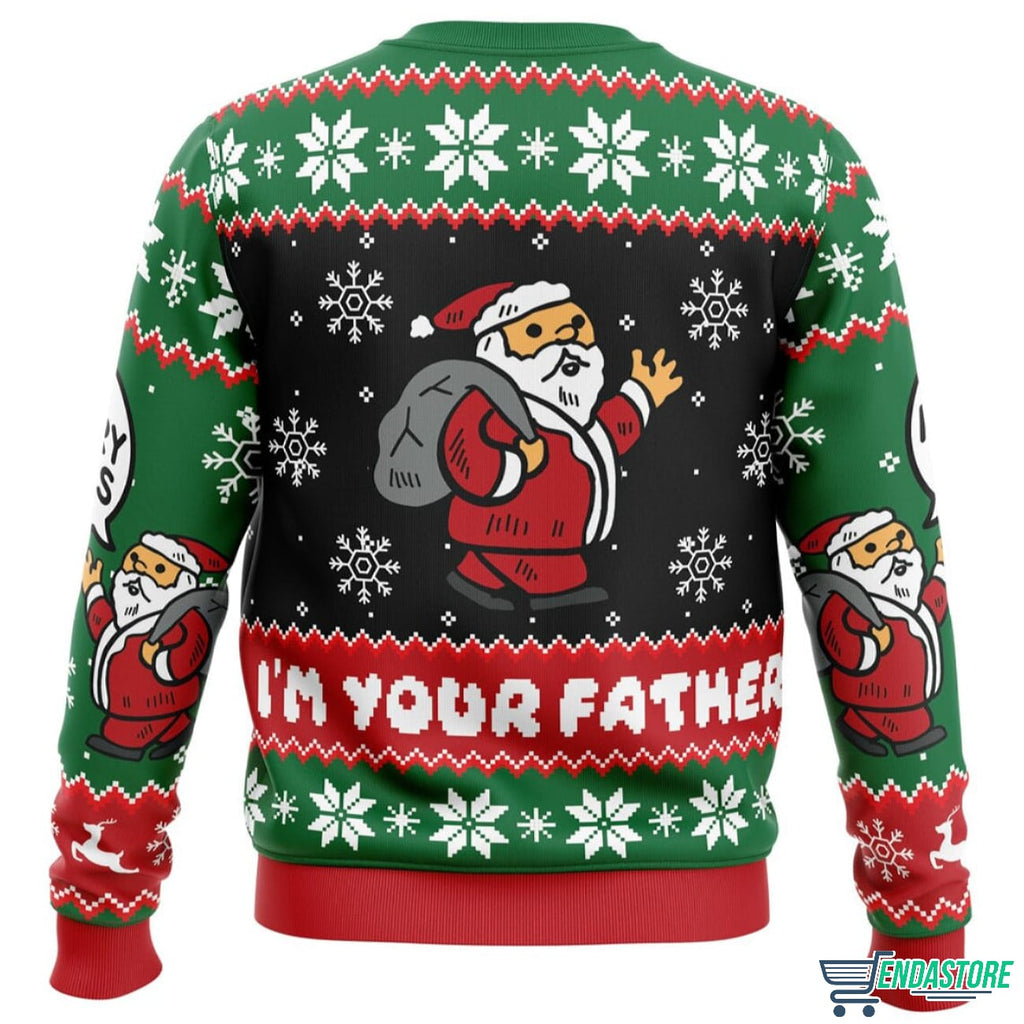 Spoiler Christmas Santa Claus 3D Ugly Christmas Sweater - Holiday Gift product image 2