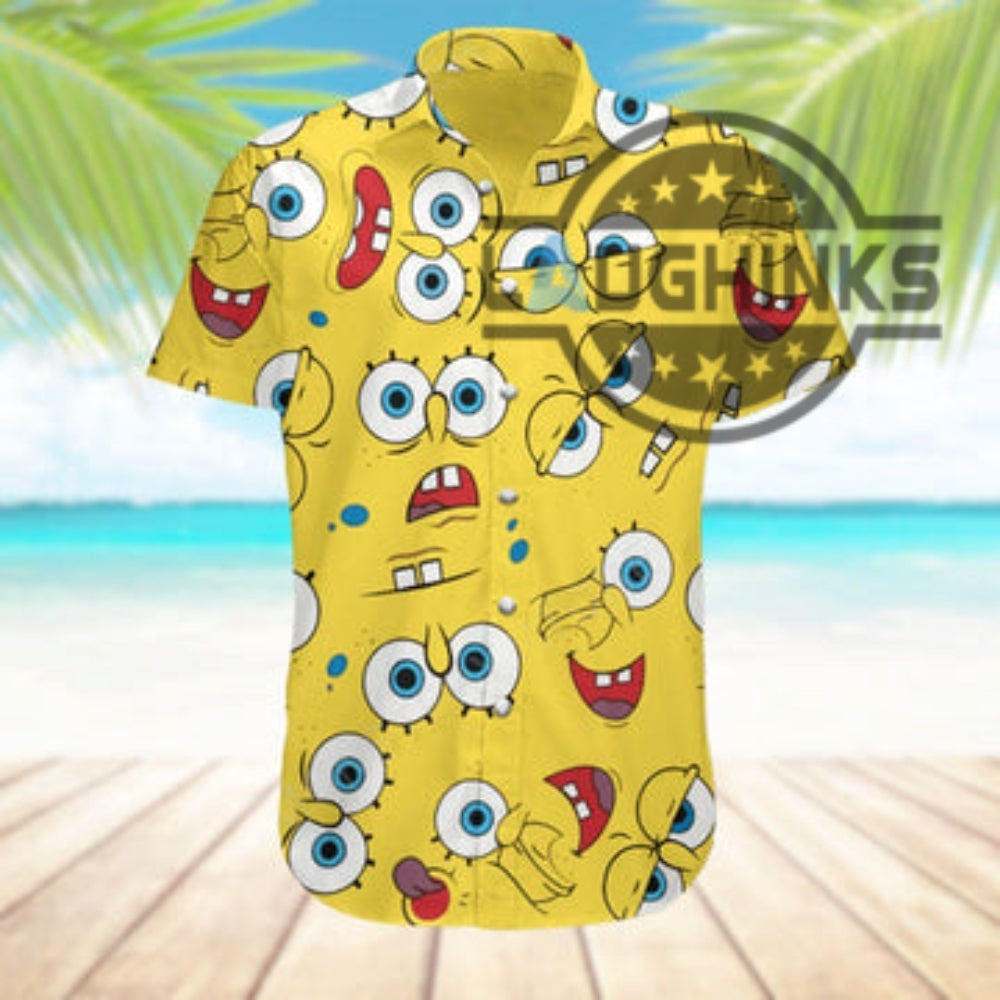 Spongebob Costume All Over Printed Cosplay Hawaiian - Adult & Kids T-Shirts, Sweatshirts & Hoodies apparel design preview 1