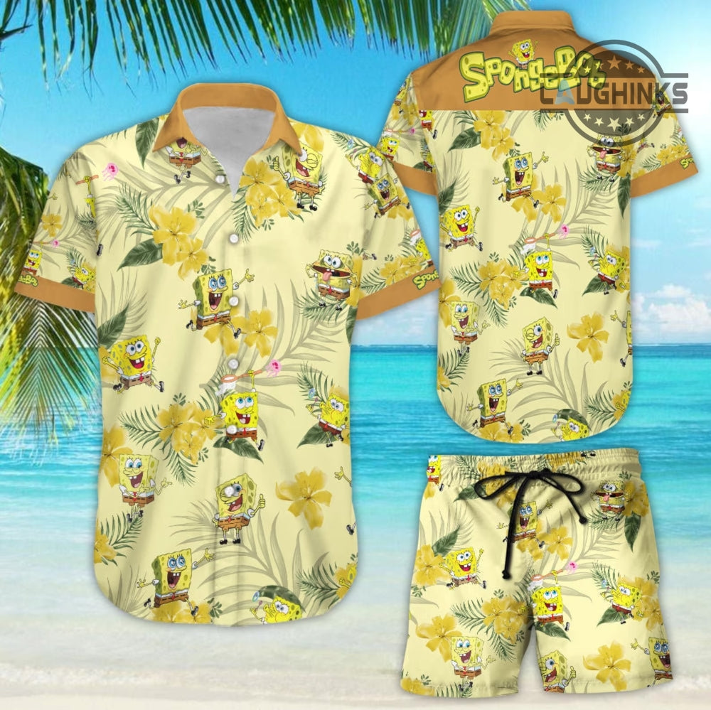 Spongebob Hawaiian Squarepants And Shorts NEW - Adult & Kids T-Shirts, Sweatshirts & Hoodies apparel design preview 1