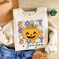 Spooky Season Halloween Mama Retro Pumpkin Fall - Adult & Kids T-Shirts, Sweatshirts & Hoodies apparel design preview 1