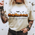 Spooky Season Fall Pumpkin Thanksgiving Autumn - Adult & Kids T-Shirts, Sweatshirts & Hoodies apparel design preview 1