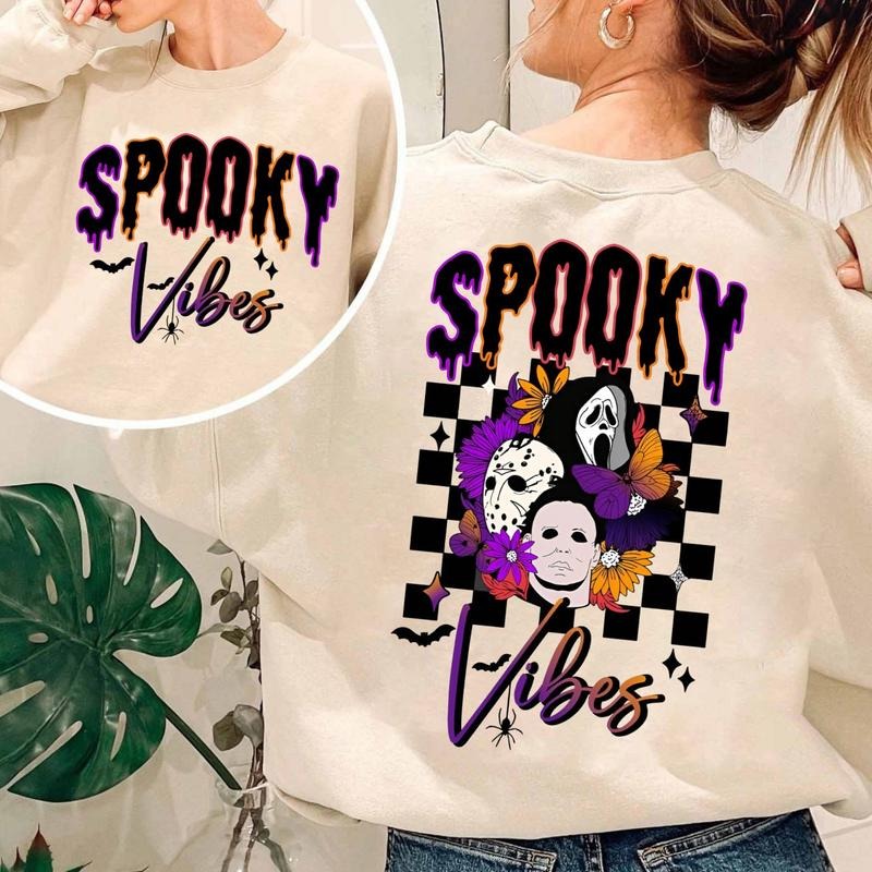 Spooky Season H0rror Movie - Adult & Kids T-Shirts, Sweatshirts & Hoodies apparel design preview 1