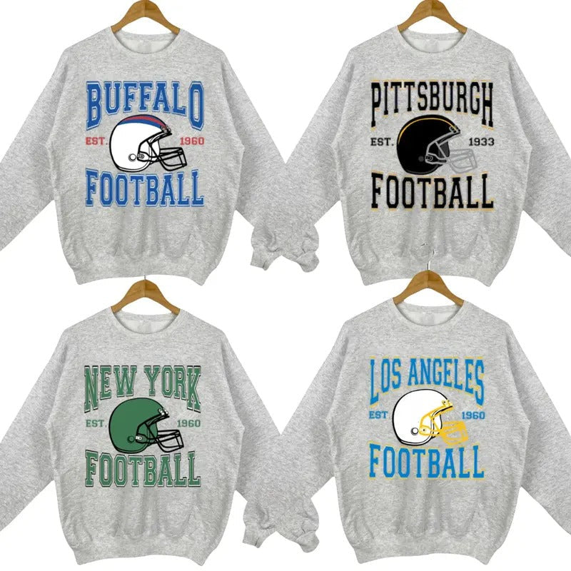 Sport Grey Classic Football All Teams - Adult & Kids T-Shirts, Sweatshirts & Hoodies apparel design preview 1