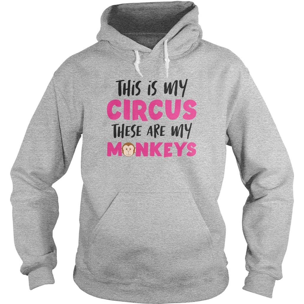 This Is My Circus Monkeys - Adult & Kids T-Shirts, Sweatshirts & Hoodies apparel design preview 1