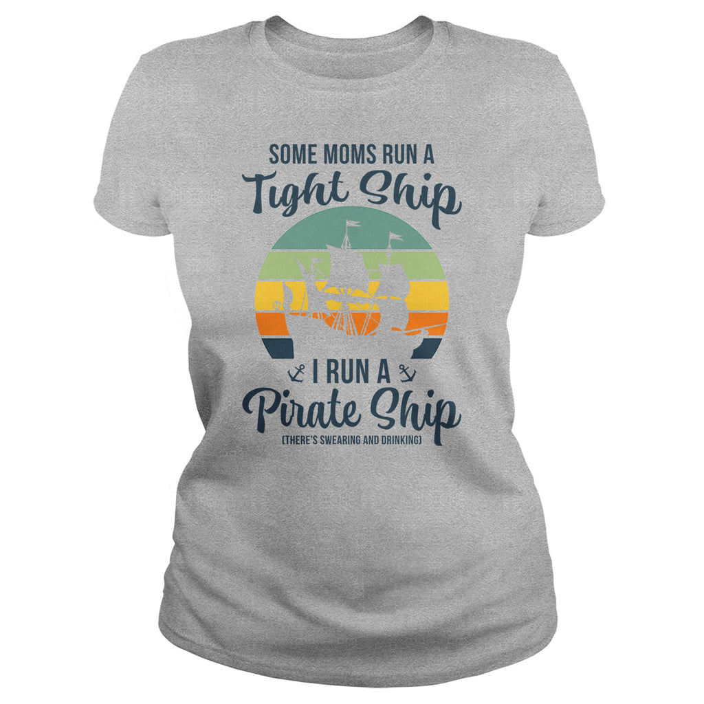 Mom Pirate Ship - Adult & Kids T-Shirts, Sweatshirts & Hoodies apparel design preview 1