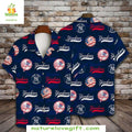 MLB Yankees Hawaiian Sporty All-Over Print Baseball - Adult & Kids T-Shirts, Sweatshirts & Hoodies apparel design preview 1