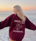 Spread Love Cotton Casual True Size Womenswear - Adult & Kids T-Shirts, Sweatshirts & Hoodies apparel design preview 1