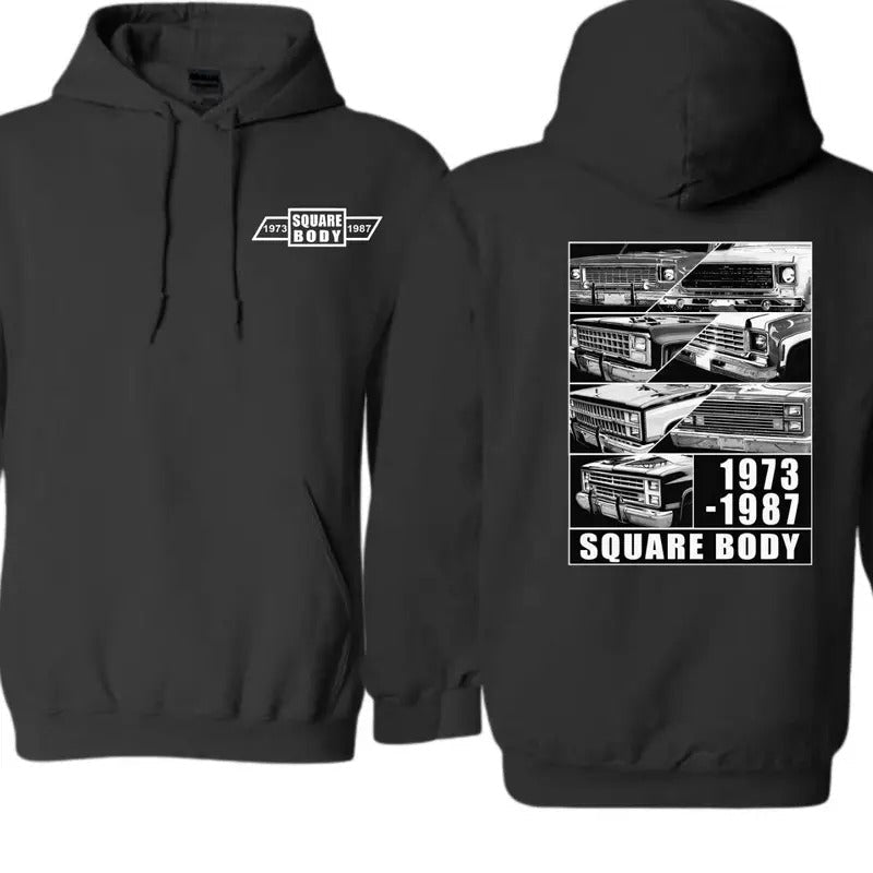 Square Body Classic Truck Bold Logo Cozy Vintage - Adult & Kids T-Shirts, Sweatshirts & Hoodies apparel design preview 1