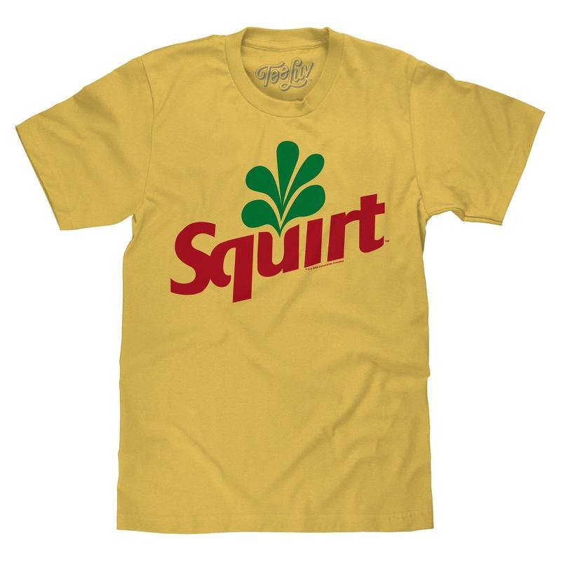Squirt Grapefruit Soda Logo Banana Yellow - Adult & Kids T-Shirts, Sweatshirts & Hoodies apparel design preview 1