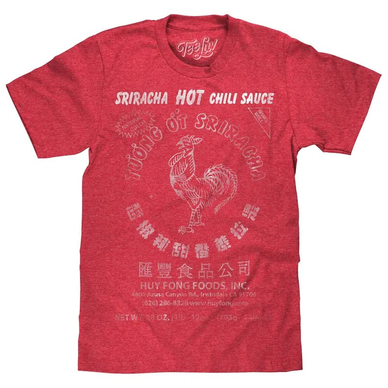 Sriracha Label Red - Adult & Kids T-Shirts, Sweatshirts & Hoodies apparel design preview 1