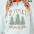 St. Nick'S Tree Farm Winter Season Casual Cotton - Adult & Kids T-Shirts, Sweatshirts & Hoodies apparel design preview 1