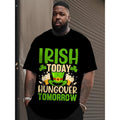 St. Patrick'S Day "Irish Today Hungover Tomorrow" - Adult & Kids T-Shirts, Sweatshirts & Hoodies apparel design preview 1