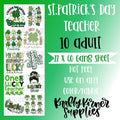 St. Patrick'S Day Teacher Gang Sheet 22x60 HOT PEEL - Adult & Kids T-Shirts, Sweatshirts & Hoodies apparel design preview 1