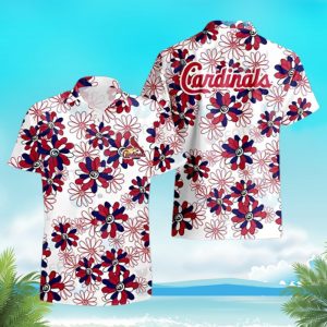 St. Cardinals Hawaiian Flower Pattern Gift, Louis - Adult & Kids T-Shirts, Sweatshirts & Hoodies apparel design preview 1