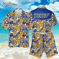 St Louis Blues Hibiscus Hawaiian And Shorts - Adult & Kids T-Shirts, Sweatshirts & Hoodies apparel design preview 1