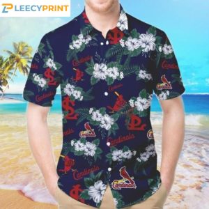 St Louis Cardinals Fans Tropical Hawaiian - Adult & Kids T-Shirts, Sweatshirts & Hoodies apparel design preview 1