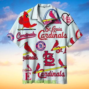St Louis Cardinals MLB Graphic Print Hawaiian - Adult & Kids T-Shirts, Sweatshirts & Hoodies apparel design preview 1