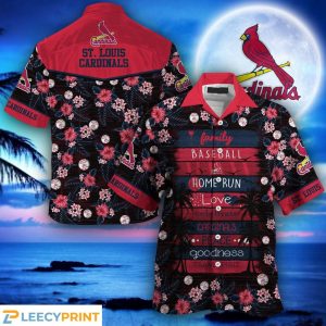 St Louis Cardinals MLB New Gift For Summer Hawaiian - Adult & Kids T-Shirts, Sweatshirts & Hoodies apparel design preview 1