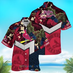 St. Louis Cardinals MLB Tropical Hawaiian Summer - Adult & Kids T-Shirts, Sweatshirts & Hoodies apparel design preview 1