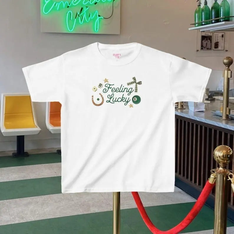 St Patricks Day Baby Patty'S Lucky 7 Y2K 90s Coquette - Adult & Kids T-Shirts, Sweatshirts & Hoodies apparel design preview 1