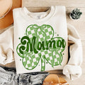St Patricks Day Mama Patty'S Mom Retro Varsity - Adult & Kids T-Shirts, Sweatshirts & Hoodies apparel design preview 1