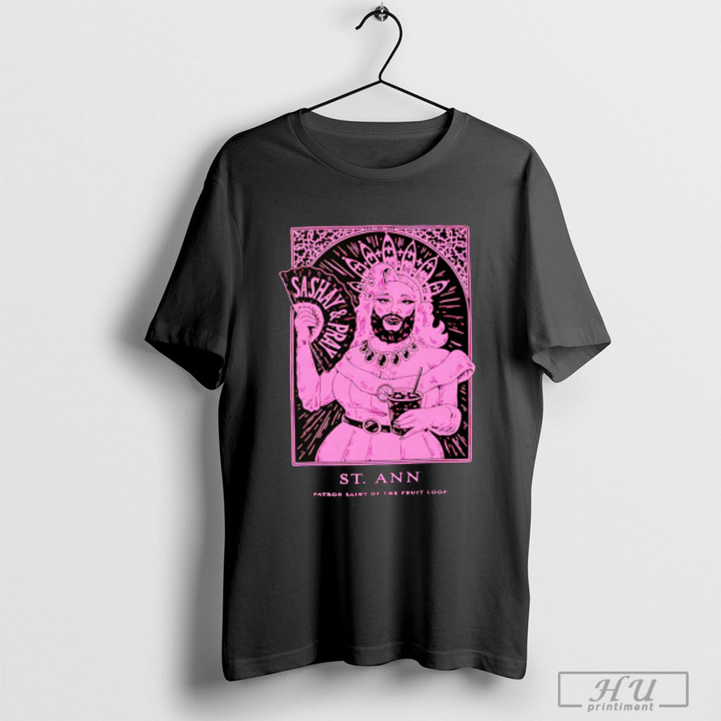 St Ann Patron Saint Of The Fruit Loop - Adult & Kids T-Shirts, Sweatshirts & Hoodies apparel design preview 1