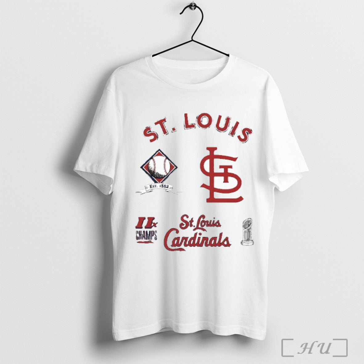 St Louis Cardinals Defined 11x Champions - Adult & Kids T-Shirts, Sweatshirts & Hoodies apparel design preview 1