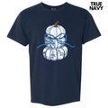 Stacked Blue Pumpkin Trio Comfort Colors 'NLB' - Adult & Kids T-Shirts, Sweatshirts & Hoodies apparel design preview 1