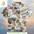 Texas Rangers Hawaiian Stadium Palm Tree MLB Baseball - Adult & Kids T-Shirts, Sweatshirts & Hoodies apparel design preview 1