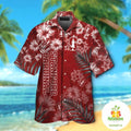 Hawaiian Stanford Cardinal Short Sleeve Tropical - Adult & Kids T-Shirts, Sweatshirts & Hoodies apparel design preview 1