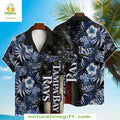 MLB Tampa Bay Rays Hawaiian Star Spangled Hibiscus - Adult & Kids T-Shirts, Sweatshirts & Hoodies apparel design preview 1