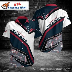 Star Spangled Texan Patriotic Houston Texans Hawaiian - Adult & Kids T-Shirts, Sweatshirts & Hoodies apparel design preview 1